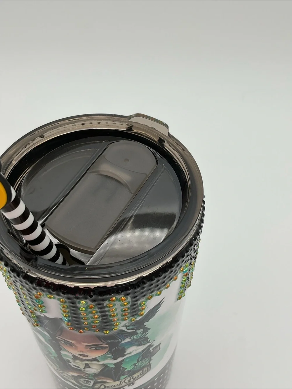 Custom Tumbler Embellished Wednesday Style